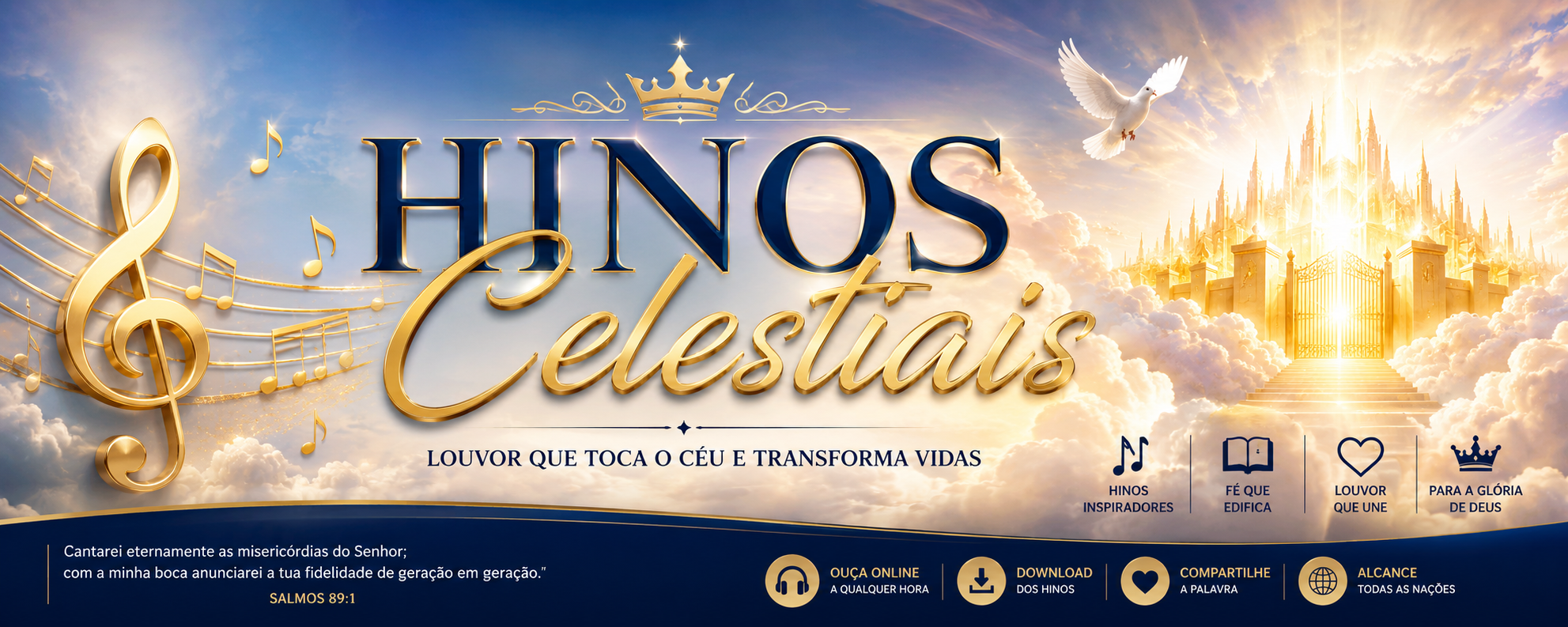 Hinos Celestiais — louvor que toca o céu e transforma vidas